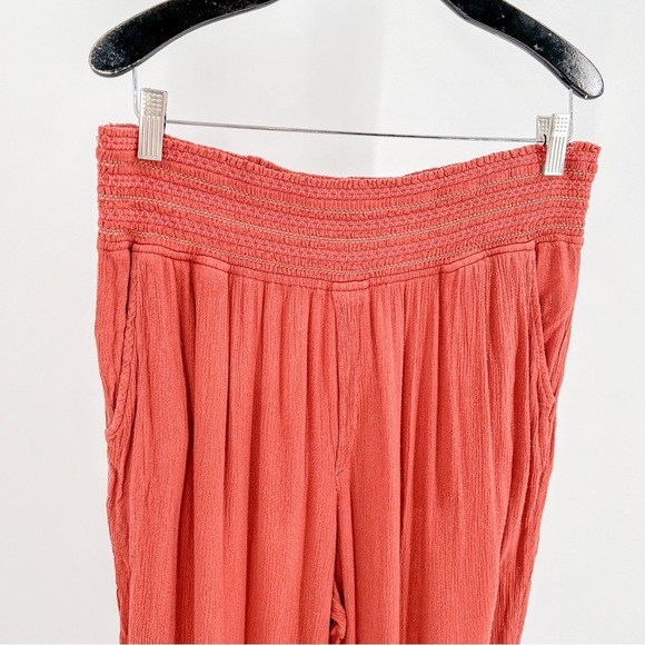 Anthropologie ett twa Harem Pants Boho Pull On Elastic Waist Women - Picture 2 of 5